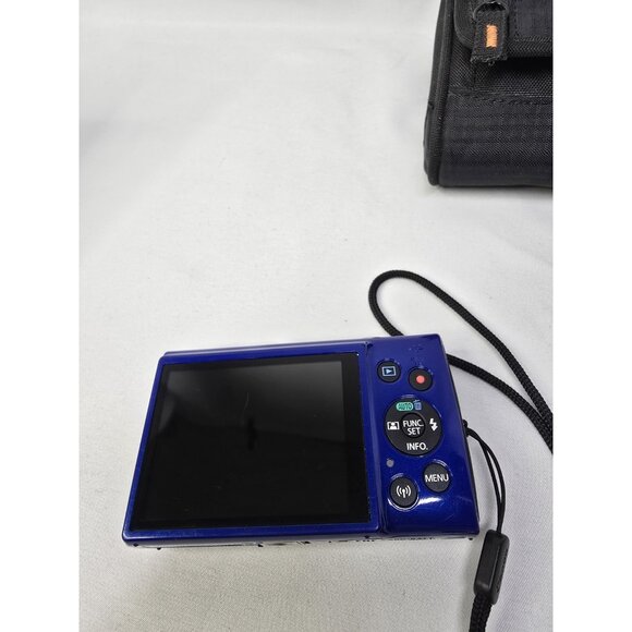 Canon PowerShot ELPH 190 IS 20MP 10X Optical Zoom Wi-Fi Digital Camera Blue Lot - Picture 3 of 16